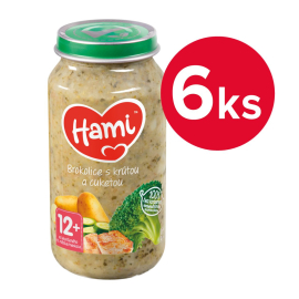 Nutricia Hami Brokolica s morkou a cuketou 6x250g