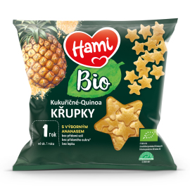 Nutricia Hami Bio kukuričné-quinoa chrumky s ananásom 20g