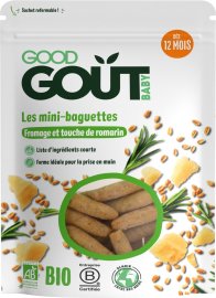 Good Gout BIO Mini bagetky s rozmarínom a syrom 70g