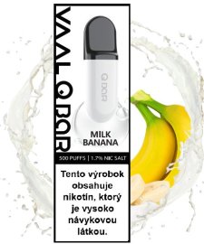 VAAL Q Bar SK elektronická cigareta 17mg Milk Banana