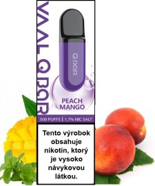 VAAL Q Bar SK elektronická cigareta 17mg Peach Mango