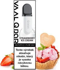 VAAL Q Bar SK elektronická cigareta 17mg Strawberry Ice Cream