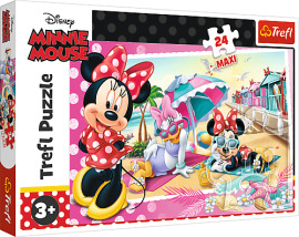 Trefl Puzzle 24 Maxi - Prázdniny Minnie / Disney