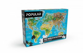 Popular Puzzle - Mapa sveta 160