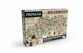 Popular Puzzle - Mapa Slovenska 160