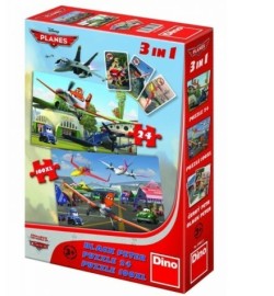 Dino Puzzle Lietadla 3 v 1