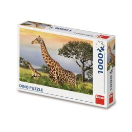 Dino Puzzle Žirafia rodina 1000