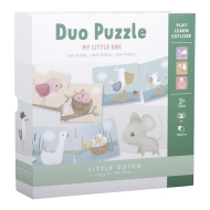 Little Dutch Duo puzzle Kvety a motýle - cena, porovnanie