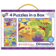 Galt 4 Puzzle v krabici - Dinosaury - cena, porovnanie