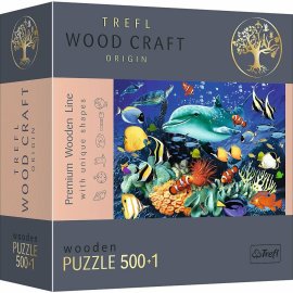 Trefl Drevené puzzle 501 - Mosrký život