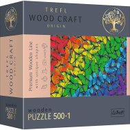Trefl Drevené puzzle 501 - Dúhové motýle - cena, porovnanie