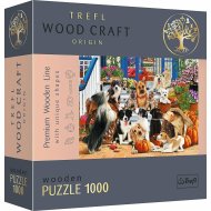 Trefl Drevené puzzle 1000 - Psie priateľstvo - cena, porovnanie