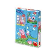 Dino PEPPA PIG RODINA 3-5 baby Puzzle set - cena, porovnanie