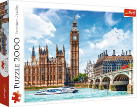 Trefl Puzzle 2000 - Big Ben, Londýn, Anglicko
