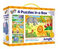 Galt Galt 4 puzzle v krabici - Džungla - cena, porovnanie
