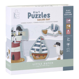 Little Dutch Puzzle 6v1 Námornícký záliv