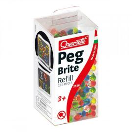 Quercetti Peg Brite refill – náhradné kolíčky k svietiacej mozaike
