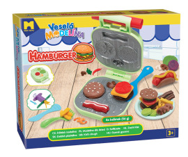 Mac Toys Veselá plastelína burger 4x56g