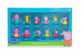 Blackfire Peppa Pig: 12 figúrok s pečiatkou - Deluxe Box