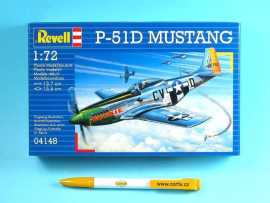 Revell Plastic ModelKit letadlo 04148 - P-51D MUSTANG 1:72
