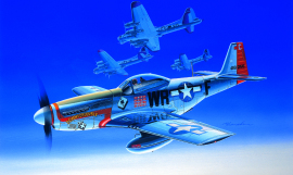 Academy Games Model Kit letadlo 12485 - P-51D 1:72