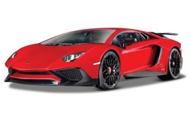 Bburago 1:24 Plus Lamborghini Aventador LP 750-4 SV Red