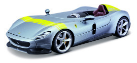 Bburago 1:24 Ferrari Monza SP1 Silver Blue