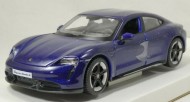 Bburago 1:24 Plus Porsche Taycan Turbo S 2019 Carrara Blue - cena, porovnanie
