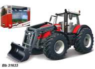 Bburago 1:50 Farm Traktor Massey Ferguson 87405 with front loader - cena, porovnanie
