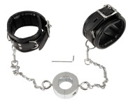 Fetish Collection Hand Cuffs & Cock Ring - cena, porovnanie