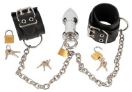 Fetish Collection Cuffs & Plug - cena, porovnanie