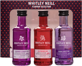 Whitley Neill Set Rhubarb + Raspberry + Pharma Violet