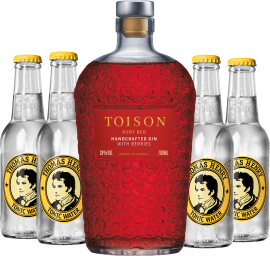 Toison Set Ruby Red + 4x Thomas Henry Tonic Water