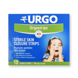 Urgo Healthcare Urgostrips Sterilné hypoalergénne náplasťové stehy 10ks