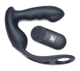 Alpha-Pro 7X P-STRAP Milker Vibrating Prostate Stim with Cock & Ball