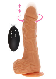 Toy Joy Up&Down Rotating Vibrating Remote Dildo