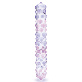 Gläs Purple Rose Nubby Dildo