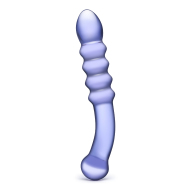 Gläs Rain Ribbed Glass Dildo - cena, porovnanie