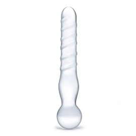 Gläs Joystick Clear Glass Dildo