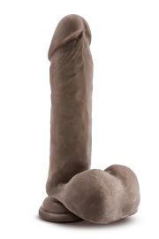 Blush Dr. Skin Plus 9 Inch Thick Posable Dildo with Balls