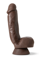Blush Dr. Skin Plus 8 Inch Thick Poseable Dildo with Squeezable Balls - cena, porovnanie