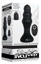 Evolved Novelties Backdoor Banger Magnetic Pulsing Thrusting Anal Vibrator