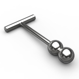 Mister B Hardware Premium Steel Charger Ball Stick