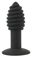 Black Velvet Twist Butt Plug Vibrating - cena, porovnanie