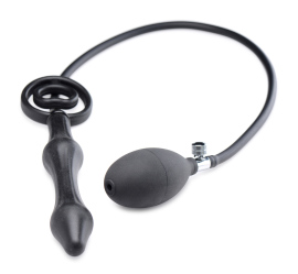 Master Series Devils Rattle Inflatable Silicone Anal Plug