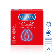 Durex Feel Thin Fetherlite Elite Extra Lubricated 3ks - cena, porovnanie