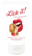 Lick it Sparkling Wine & Strawberry 50ml - cena, porovnanie