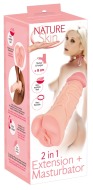 Nature Skin 2in1 Extension + Masturbator Vagina - cena, porovnanie