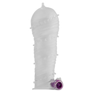 Ohmama Textured Penis Sleeve with Vibrating Bullet 229813 - cena, porovnanie