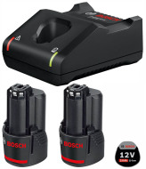 Bosch 2x GBA 12 V 3.0 Ah + GAL 12V-40 - cena, porovnanie